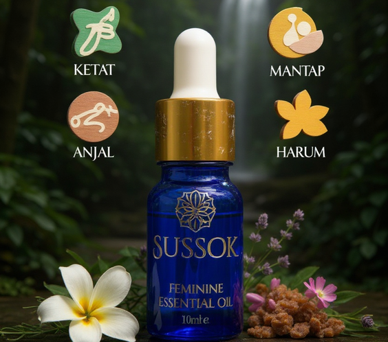 SUSSOK – Feminine Essential Oil . Minyak Pati Wanita Premium (10ml)
